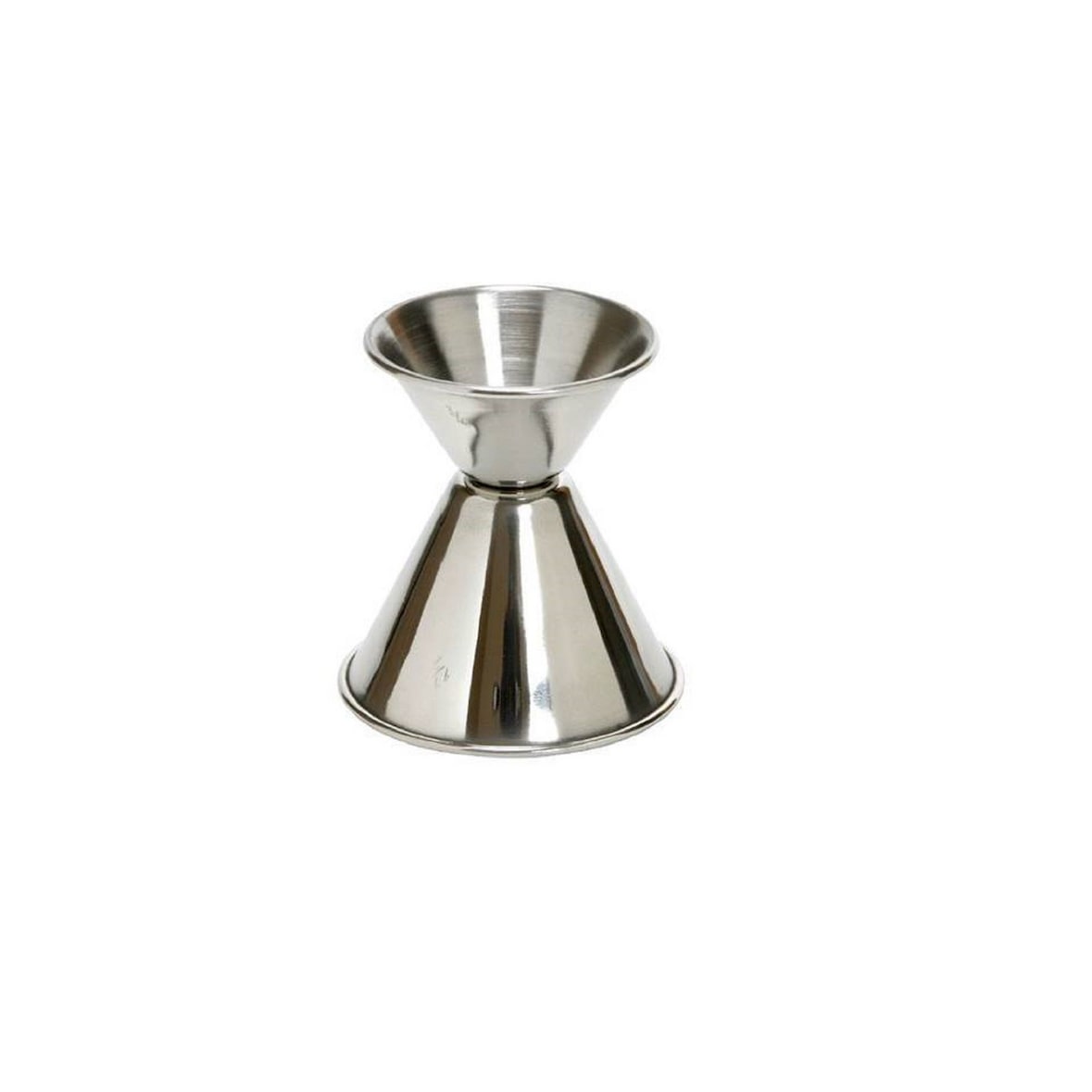 METRO Professional Jigger, Cocktail Messbecher, Edelstahl,  20 / 40 cl, silber