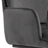 thumbnail of Décoshop26 - Chaise de salle à manger x1 design moderne en tissu gris foncé cadre en fer 04_0006301