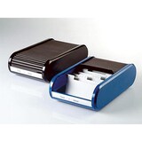 thumbnail of helit Visitenkartenbox H6218093 DIN A8 300 Karten Blau, Schwarz 13,6 x 24 x 6,7 cm