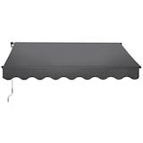thumbnail of tectake Toldo con brazo articulado ORNELLA con soporte de pared - 250 x 200 cm gris oscuro