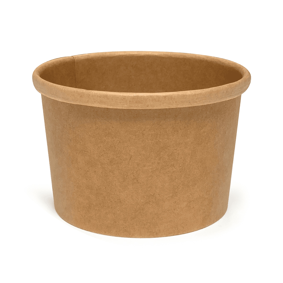 500x Pappschale Suppe, rund, braun, 250ml
