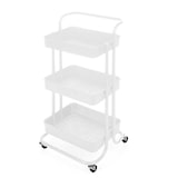 thumbnail of San Ignacio  KINVARA- Carrello portaoggetti a 3 ripiani 86x42x35 cm Bianco