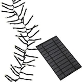 thumbnail of LED Solar Büschellichterkette Cluster 1128LED warmweiß 8 Modi USB 10,5m