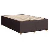 thumbnail of vidaXL Boxspringbett mit Matratze Dunkelbraun 120x200 cm Stoff