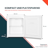 thumbnail of homeX Mini Gefrierschrank, Gefriertruhe klein - 33L Nutzinhalt, 4-Sterne Gefrierbox, Freezer, Tiefkühlschrank, FM1015-W