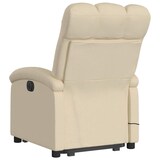 thumbnail of vidaXL Elektrischer Massagesessel mit Aufstehhilfe Creme Stoff