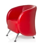 thumbnail of Loungesessel / Clubsessel ST. LUCIA Kunstleder rot hjh OFFICE