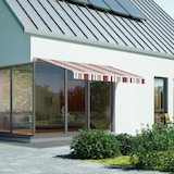 thumbnail of Toldo completo con motor 3x2m color burdeos/beige lona poliéster