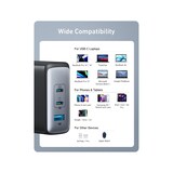 thumbnail of Anker 736 Ladegerät, schwarz, Samsung, Apple, 3 Anschlüsse, Schnellladefunktion