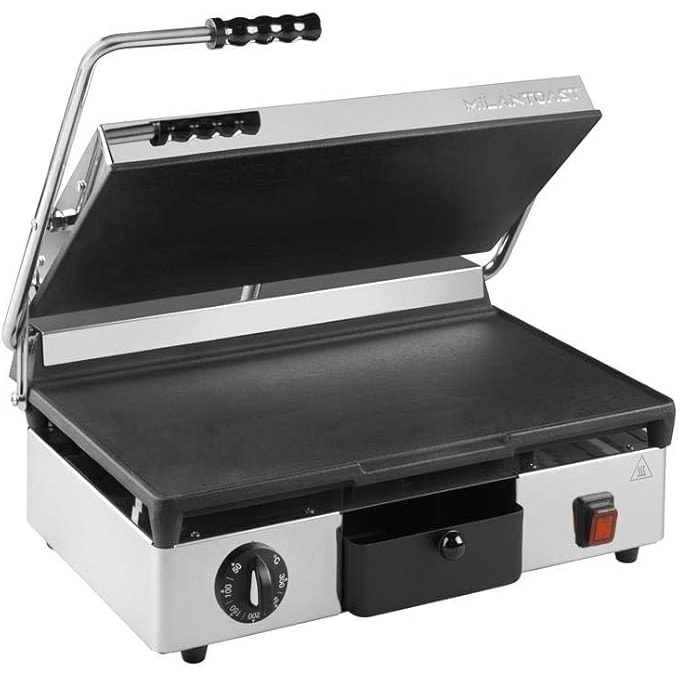 Milantoast - Grote Gladde Gietijzeren Bakplaat 220-240V 2,7Kw