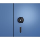 thumbnail of C+P Spind Classic PLUS, Kunststoff schwebende Sitzbank, 6 Abteile, HxBxT 212x90x82cm, Sicherheitsdrehriegel, Hellgrau/Enzianblau von PROREGAL