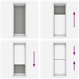 thumbnail of vidaXL Plissee Anthrazit 70x200 cm Stoffbreite 69,4 cm Polyester