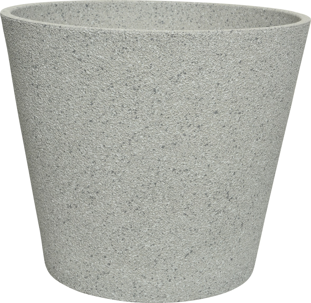 Blumentopf 26x30cm Keramik Outdoor Naturstein Optik Pflanzenkübel Blumenkübel Pflanzen Blumen Übertopf Pflanzentopf Pflanzgefäß draußen Garten Beige