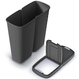 thumbnail of KEDEN® Mülleimer Küche 50L 2 Fächer mit Deckel Grau Grün