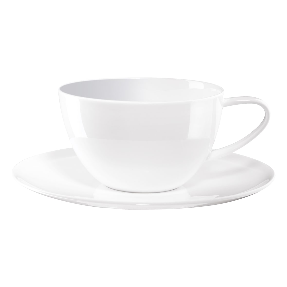 ASA Selection à table Café au lait Tasse mit Untertasse Warmes Weiß 350ml