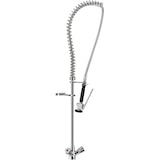 thumbnail of Zweigriffmischer mit Geschirrbrause ohne Auslauf - Edelstahlausführung