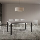 thumbnail of Ausziehtisch 160/420x90 cm Everyday Premium Kaschmir Beine anthrazit