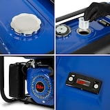 thumbnail of EBERTH 2200 watt Noodstroomaggregaat, stroomgenerator met 5,5 pk benzinemotor, viertakt, luchtgekoeld, 2x 230 V, 1x 12 V, trekstart