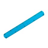 thumbnail of LIDERPAPEL - Juego Escuadra 10 cm Cartabón 14 cm Regla 30 cm y Semicírculo Flexible en Funda. Colores