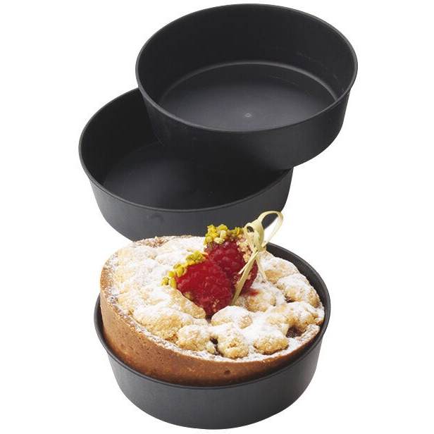 Tourtières Individuelles Exoglass 100 mm - Lot de 12 - Matfer