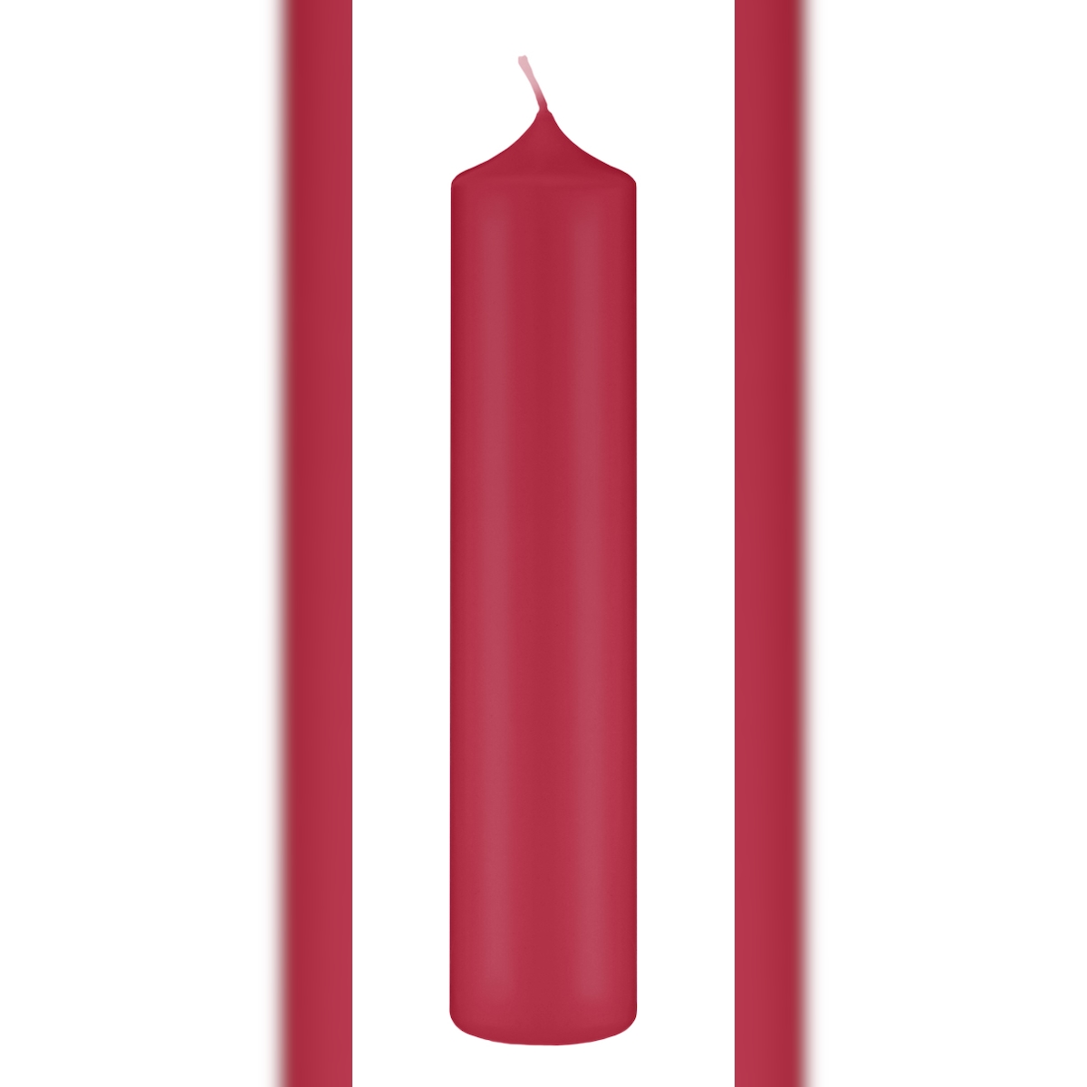 Kopschitz Kerzen Altarkerzen Burgund Rot/Braun 200 x Ø 80 mm, 4 Stück