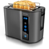 thumbnail of Arendo Toaster Kurzschlitz, Brötchenaufsatz, Wärmeisoliertes Gehäuse, Display, Touch