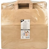 thumbnail of 50 Tragetaschen, Papier 27 cm x 32 cm x 17 cm braun mit Tragegriff
