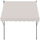 thumbnail of Outsunny toldo manual retráctil 200x175x210-310 cm toldo ajustable con manivela protección solar UV40+ prueba de aiento para balcón jardín terraza