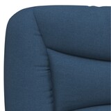 thumbnail of vidaXL Bettgestell mit LED ohne Matratze "Hvar" Blau 140x190 cm Stoff