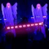 thumbnail of Décoration Halloween Réglette Barre Néon Lumière noire 9x3W FLUO BLACK LIGHT + Mini Machine à fumée et Liquide