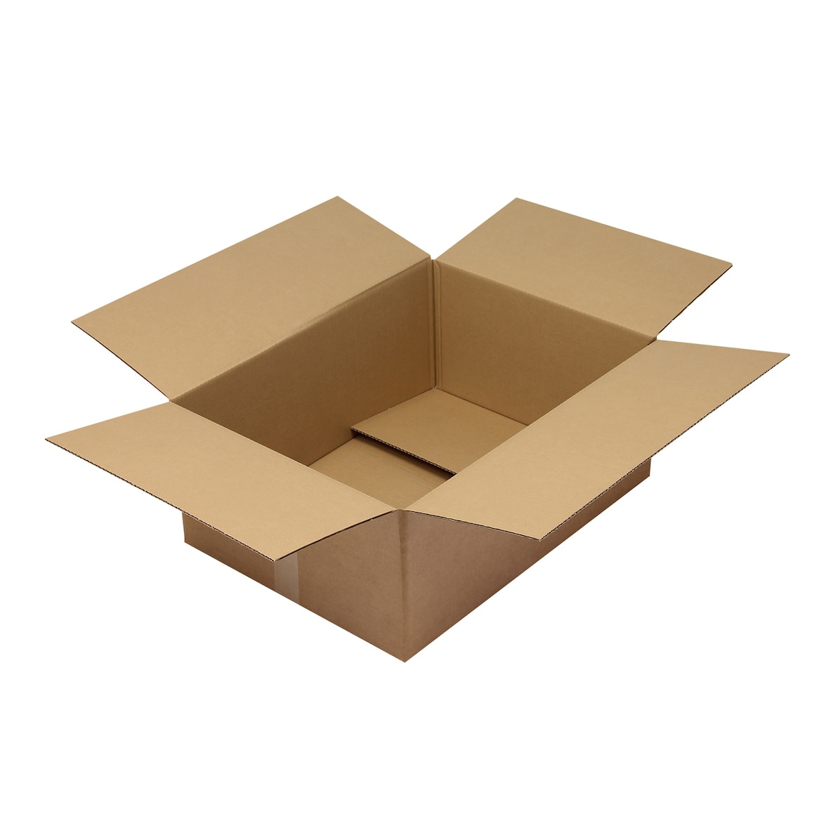 Wellpapp-Faltkarton 1-wellig, 600x450x250mm, Qual. 1.30C, braun, Fefco 0201, 25 Kartons
