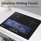 thumbnail of CIARRA Placa de inducción Flex de 60 cm Placas de cocción Placa de inducción integrada de 4 zonas BOOST Flex Zone VM4BFBIH