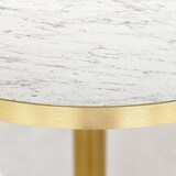 thumbnail of Restootab - Mesa alta Ø60cm Rome bistró mármol calacatta