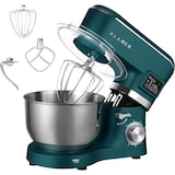 thumbnail of KLAMER Küchenmaschine Classic 1400 W – 5,5 L Rührschüssel aus Edelstahl, Knet-, Rühr- & Schneebesenaufsatz, Timer & LED-Display, stabile Saugnapffüße…