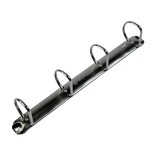 thumbnail of Exacompta 51843RE 10x Ringbuch, 4 Ringe 40mm Rücken 64mm, 3 Außen- und 2 Innenhüllen, 32x28,5cm für DIN A4 MAXI - Kreacover - Rot