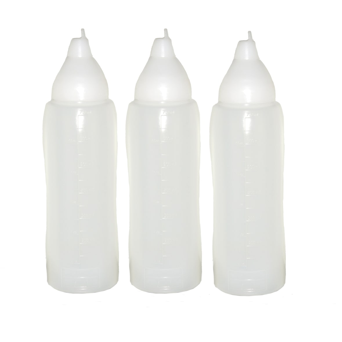 3 transparente Quetschflaschen 750 ml tropffrei Ketchupflaschen Senfflasche Mayonaiseflasche