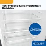 thumbnail of Exquisit Kühl-Gefrierkombination KGC5320-95-E-040C inoxlook-az | Nutzinhalt: 315 L | 4*-Gefrieren | Alarm-Funktion | 4 Glasablagen | Standgerät