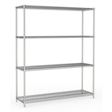 thumbnail of Combisteel stellingsysteem met 4 legborden van chroom 150x450x1800mm