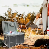 thumbnail of Briebe Tragbare Elektrische Kühlbox, 40 Liter, 12V für Auto und 220V, CF1155, Grau, 58 W