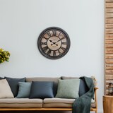 thumbnail of WellHome - Orologio decorativo in plastica goffrata Ø49x5cm