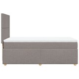 thumbnail of vidaXL Boxspringbett mit Matratze Taupe 90x190 cm Stoff