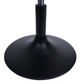 thumbnail of Hocker höhenverstellbar und drehbar | Sitzhöhe 45-57cm | Durchmesser 37cm | Stoff Bouclé | Weiß | Sitzhocker Schminkhocker