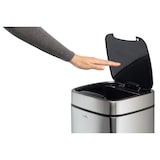 thumbnail of Durable 342223 Papelera con sensor NO TOUCH, con cubo interior, 21 litros, plata