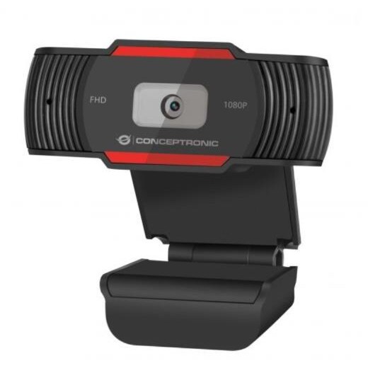 Webcam 1280X720 CONCEPTRONIC AMDIS04R 1080P FULL HD WEBCAM