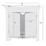 thumbnail of Klassischer Landhausstil Waschbeckenunterschrank, `Mdf` - Stabil & Geräumig. 57x30x56 cm | Kadima Design