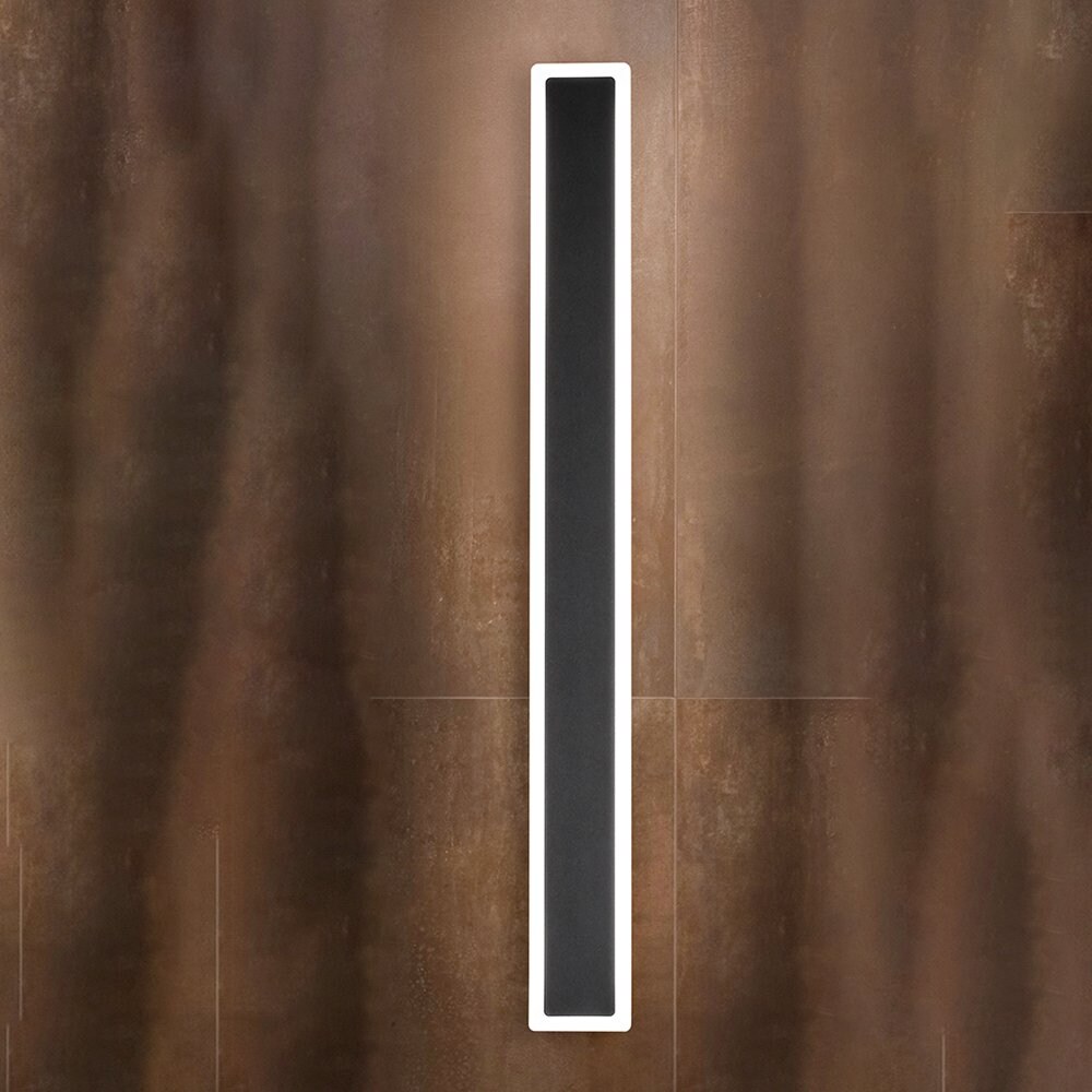 WALLY LED-Wandleuchte aus Aluminium 22W 3000K Perenz 100 cm Schwarz