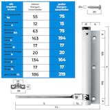 thumbnail of 2 Stangentürschließer UNIVERSAL Türschließer Automatik Türfeder Federschließer bis 55 KG Weiß