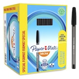 thumbnail of PAPERMATE Boîte de 100 Stylos bille à capuchon INKJOY, pointe moyenne, encre Noire (80+20 gratuits)