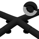 thumbnail of ECD Germany Hängesesselgestell Schwarz 208 cm, stabil & sicher bis 120 kg, Stahlrohr, freistehendes Gestell für Hängesessel & Hängestuhl