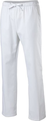 thumbnail of 310 - Schlupf Kochhose Unisex : weiß 65% Polyester 35%Baumwolle 220 g/m² S